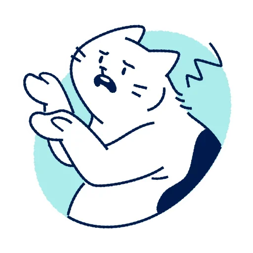 Sticker from the "Кот Макс" sticker pack