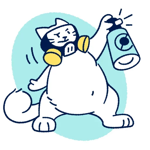 Sticker from the "Кот Макс" sticker pack