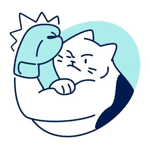 Sticker from the "Кот Макс" sticker pack