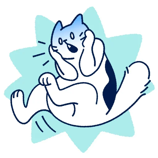 Sticker from the "Кот Макс" sticker pack