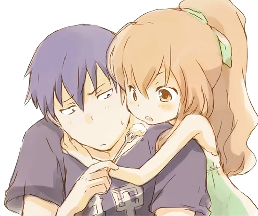 Sticker from the "ToraDora-2" sticker pack