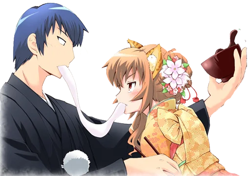 Sticker from the "ToraDora-2" sticker pack