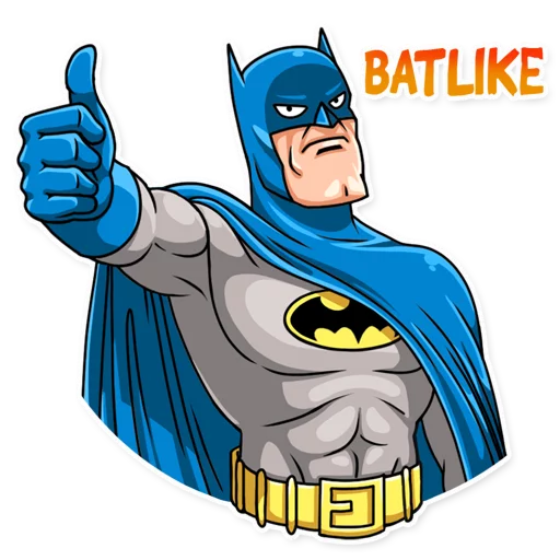 Sticker from the "Silver Age Batman" sticker pack