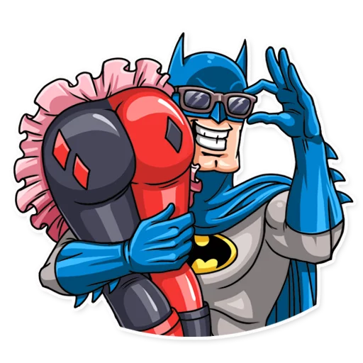 Sticker from the "Silver Age Batman" sticker pack