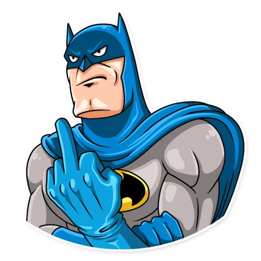 Sticker from the "Silver Age Batman" sticker pack