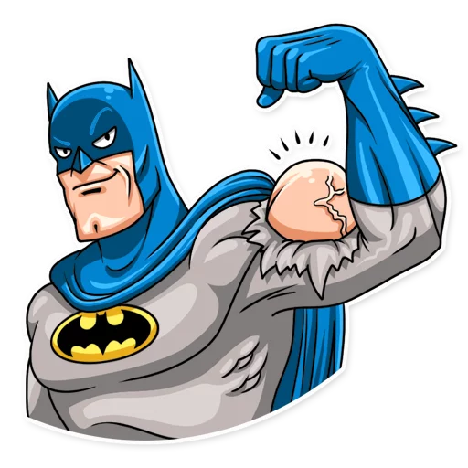 Sticker from the "Silver Age Batman" sticker pack