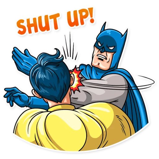 Sticker from the "Silver Age Batman" sticker pack