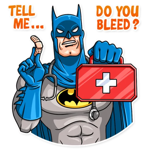 Sticker from the "Silver Age Batman" sticker pack