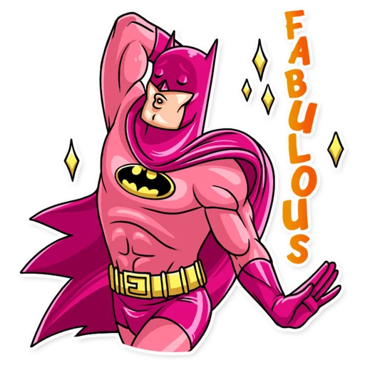 Sticker from the "Silver Age Batman" sticker pack