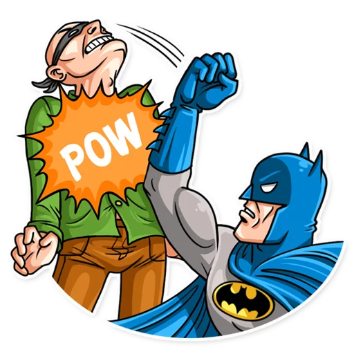 Sticker from the "Silver Age Batman" sticker pack