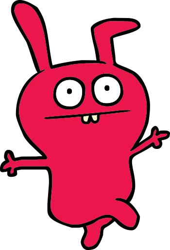 Sticker from the "Ugly Dolls" sticker pack