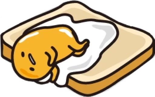 Стикер из набора "Gudetama for Svikipiki"