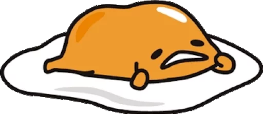 Sticker from the "Gudetama for Svikipiki" sticker pack