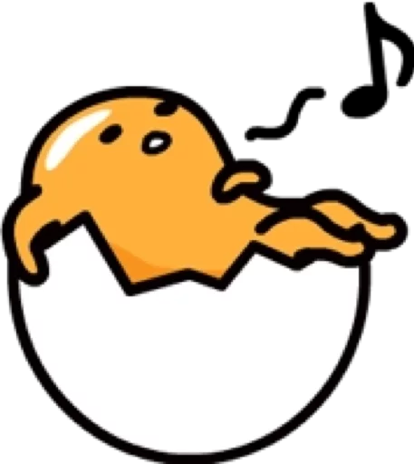 Sticker from the "Gudetama for Svikipiki" sticker pack