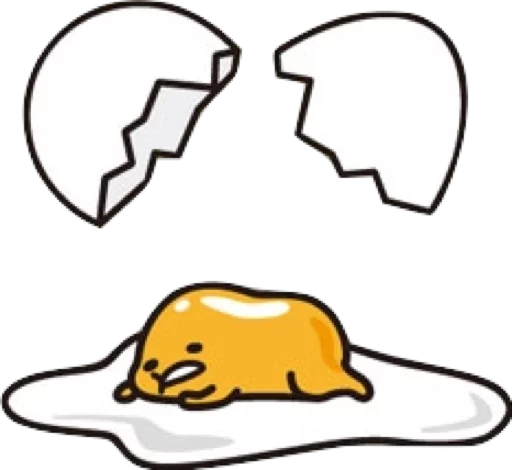 Sticker from the "Gudetama for Svikipiki" sticker pack