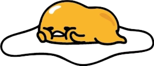 Sticker from the "Gudetama for Svikipiki" sticker pack