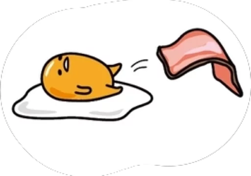 Sticker from the "Gudetama for Svikipiki" sticker pack