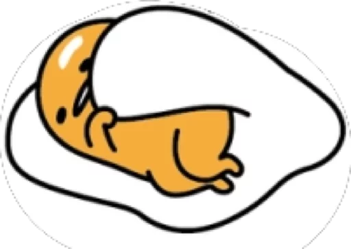 Sticker from the "Gudetama for Svikipiki" sticker pack