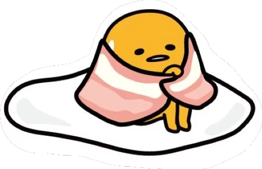 Sticker from the "Gudetama for Svikipiki" sticker pack