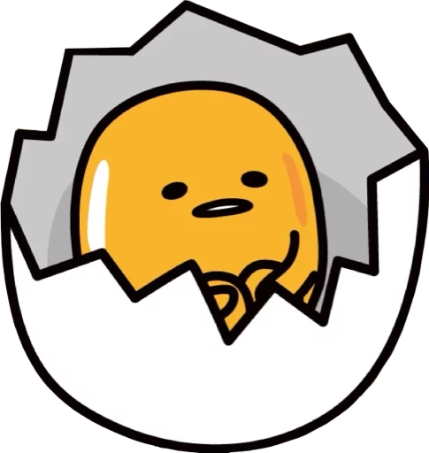 Sticker from the "Gudetama for Svikipiki" sticker pack