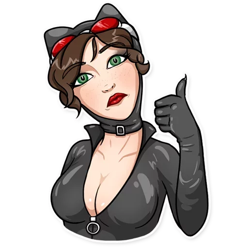 Стикер из набора "Catwoman ::TgSticker"