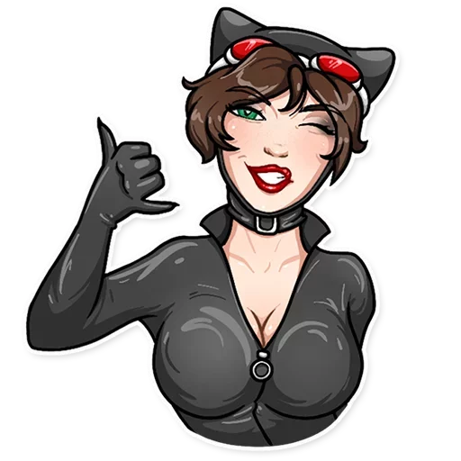 Стикер из набора "Catwoman ::TgSticker"