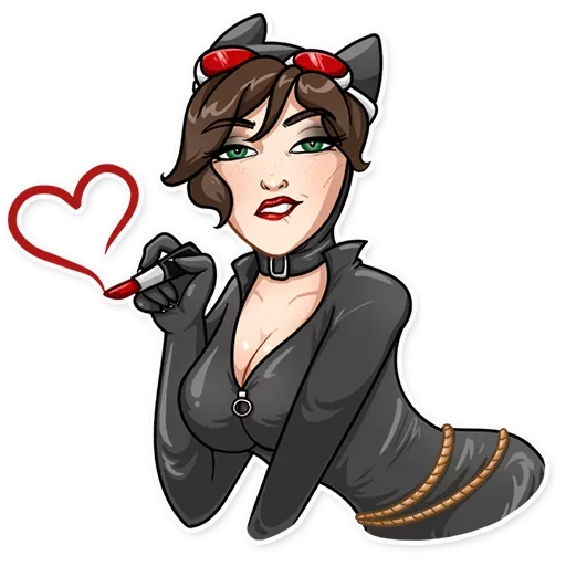 Стикер из набора "Catwoman ::TgSticker"