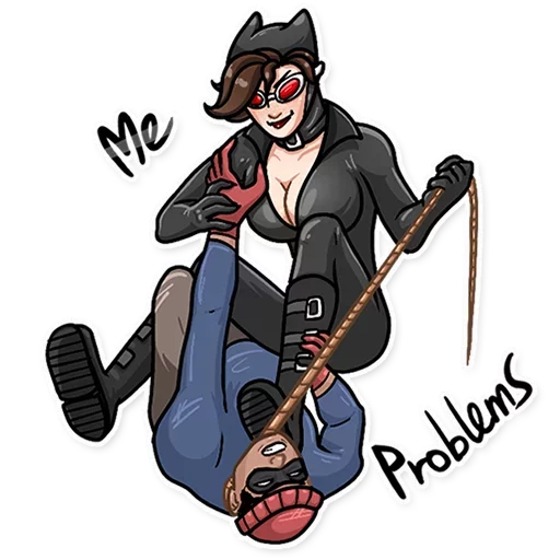 Стикер из набора "Catwoman ::TgSticker"