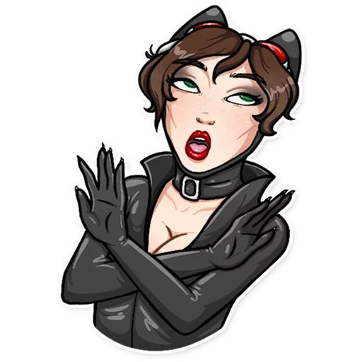 Стикер из набора "Catwoman ::TgSticker"