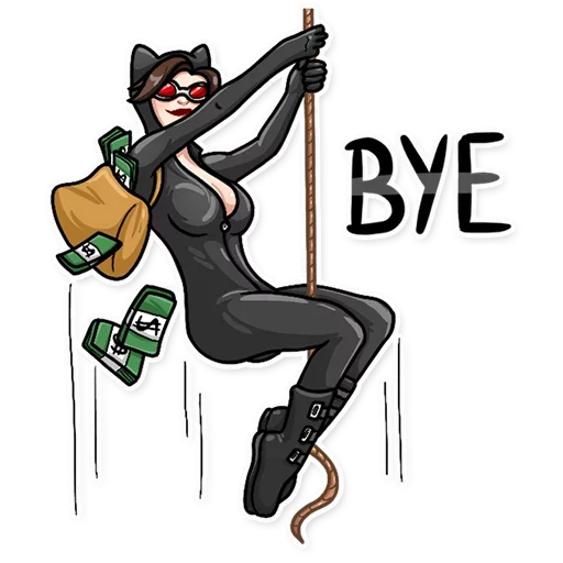 Sticker from the "Catwoman ::TgSticker" sticker pack