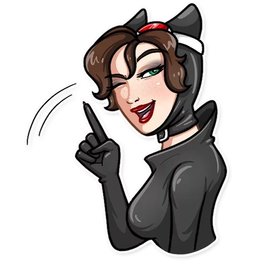 Стикер из набора "Catwoman ::TgSticker"