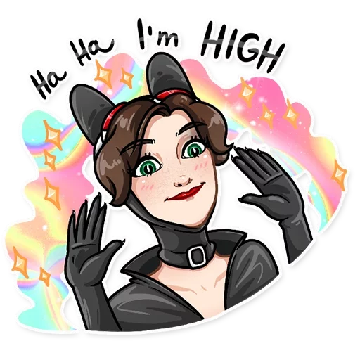 Sticker from the "Catwoman ::TgSticker" sticker pack