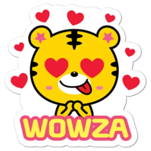 Sticker from the "Yango The Baby Tiger" sticker pack