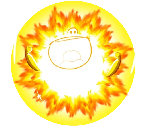 Sticker from the "Sun" sticker pack