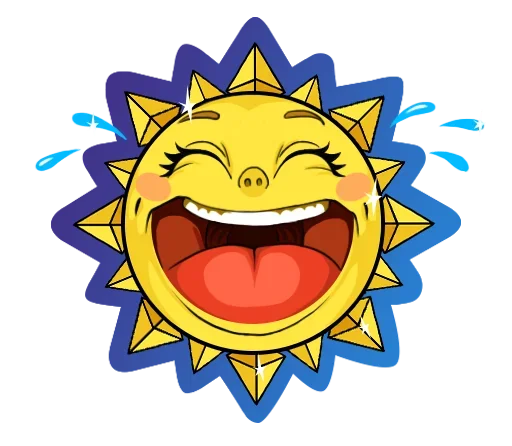 Sticker from the "Sun" sticker pack