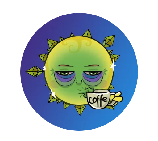 Sticker from the "Sun" sticker pack