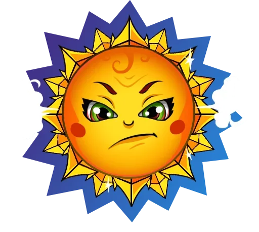 Sticker from the "Sun" sticker pack