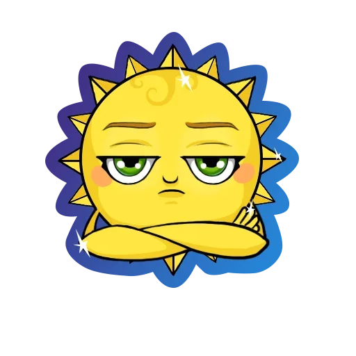 Sticker from the "Sun" sticker pack