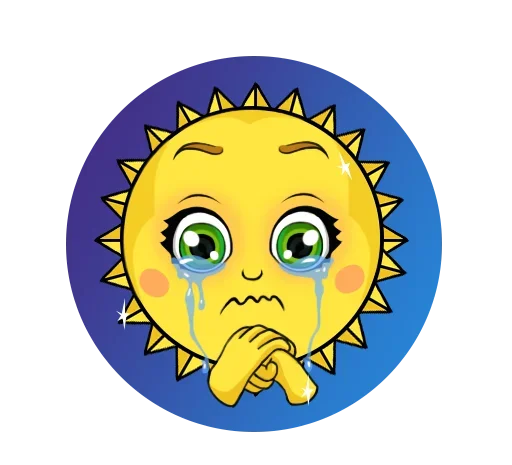 Sticker from the "Sun" sticker pack