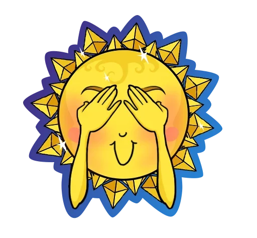 Sticker from the "Sun" sticker pack