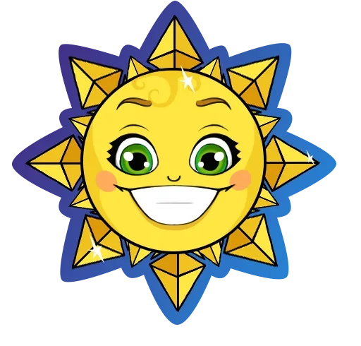 Sticker from the "Sun" sticker pack