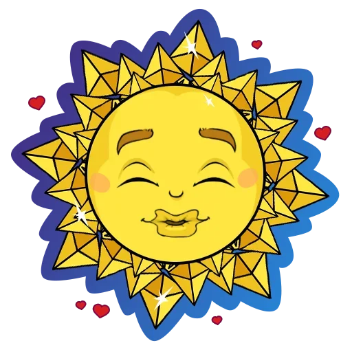 Sticker from the "Sun" sticker pack