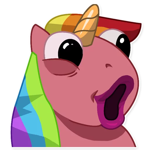 Sticker from the "jlmnd_unicorn" sticker pack