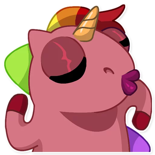 Sticker from the "jlmnd_unicorn" sticker pack