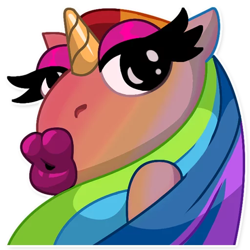 Sticker from the "jlmnd_unicorn" sticker pack