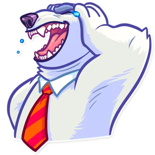 Sticker from the "Polar Bear" sticker pack