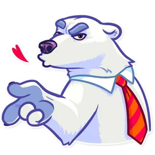 Sticker from the "Polar Bear" sticker pack