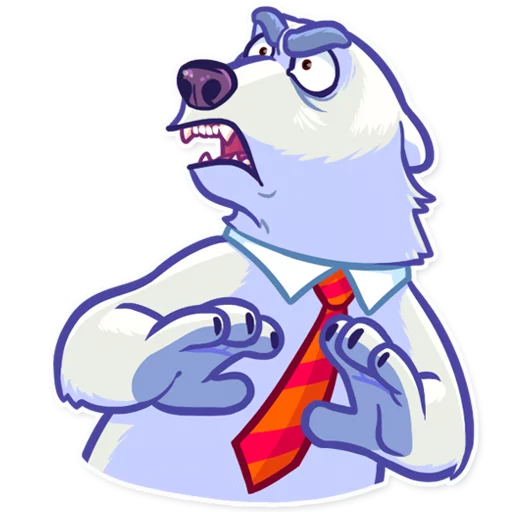 Sticker from the "Polar Bear" sticker pack