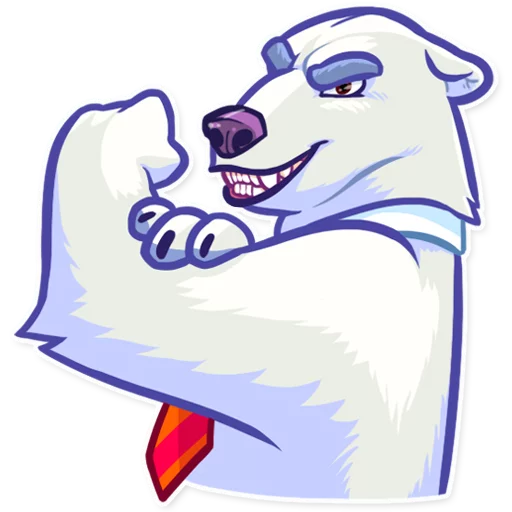 Sticker from the "Polar Bear" sticker pack