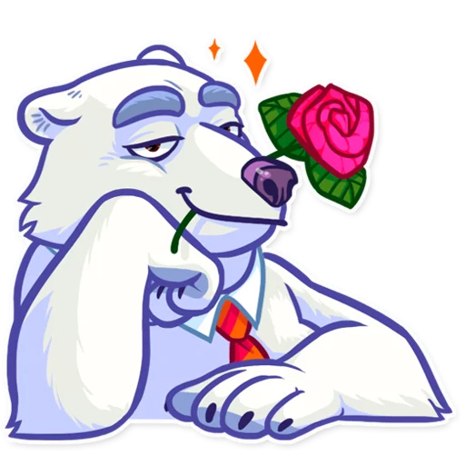 Sticker from the "Polar Bear" sticker pack